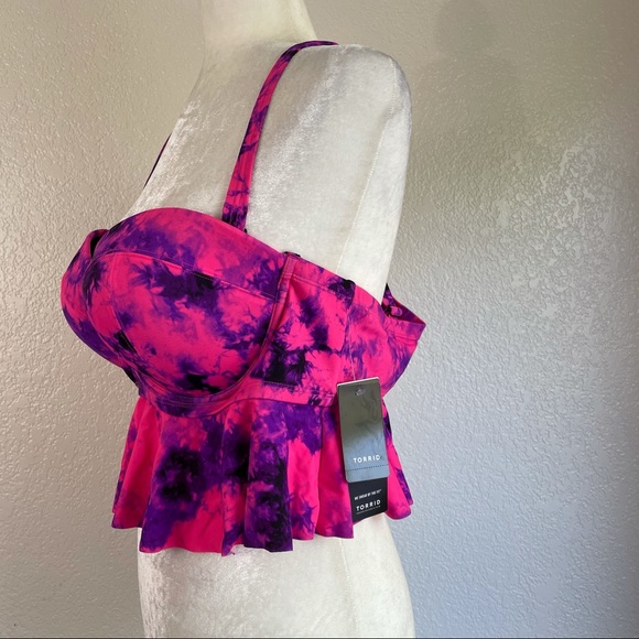 Torrid Swim Torrid Tie Dye Bikini Top Poshmark